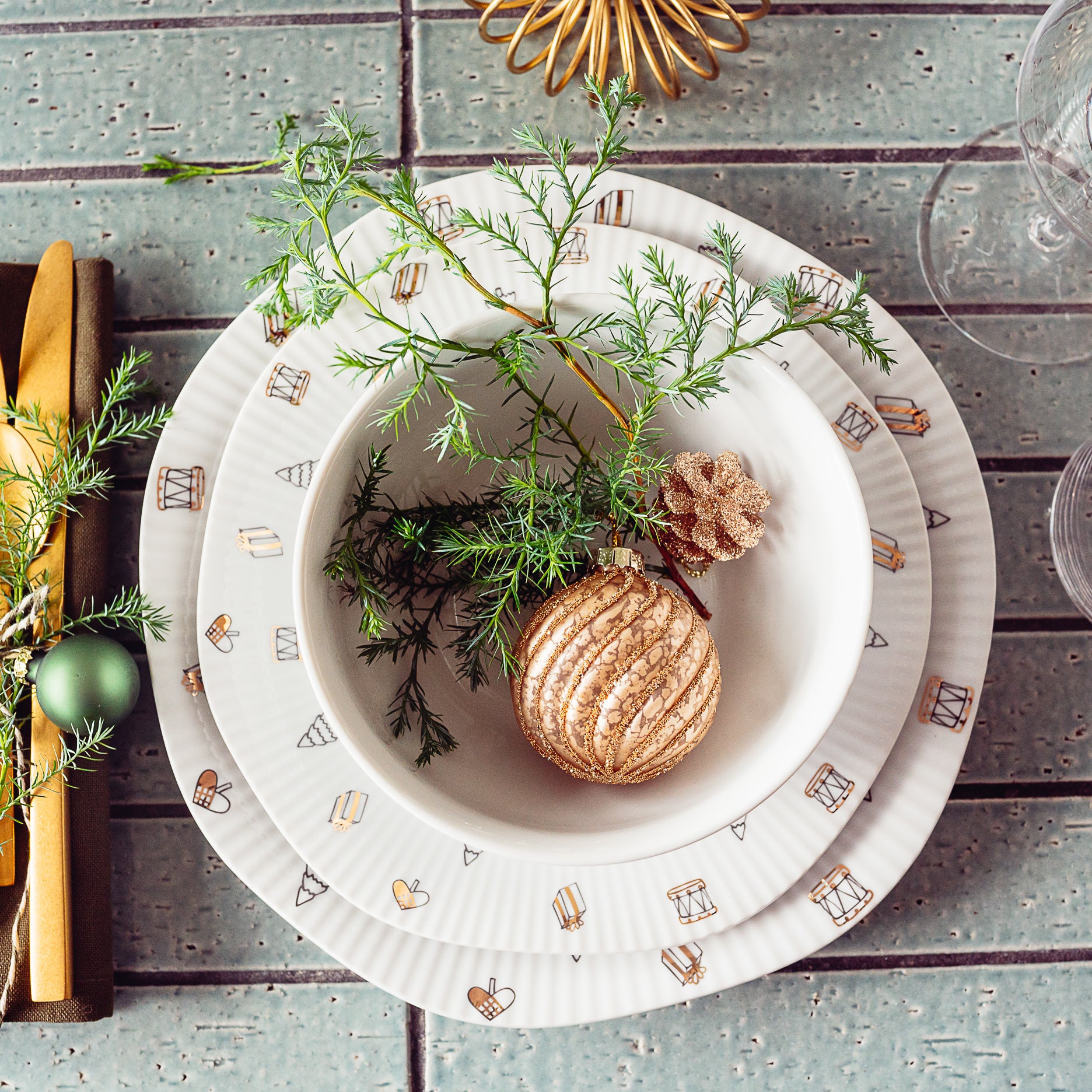 Magic Christmas frokosttallerken Ø22 cm 2 stk.